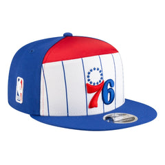 New Era Philadelphia 76ers Youth 2025 NBA Tip Off Split Panel 9FIFTY Snapback Hat