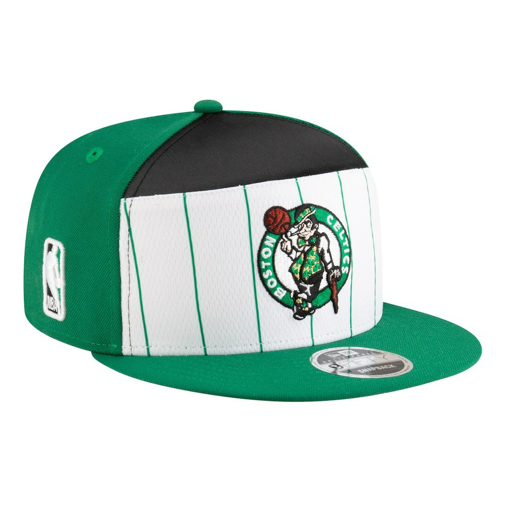 New Era Boston Celtics Youth 2025 NBA Tip Off Split Panel 9FIFTY Snapback Hat