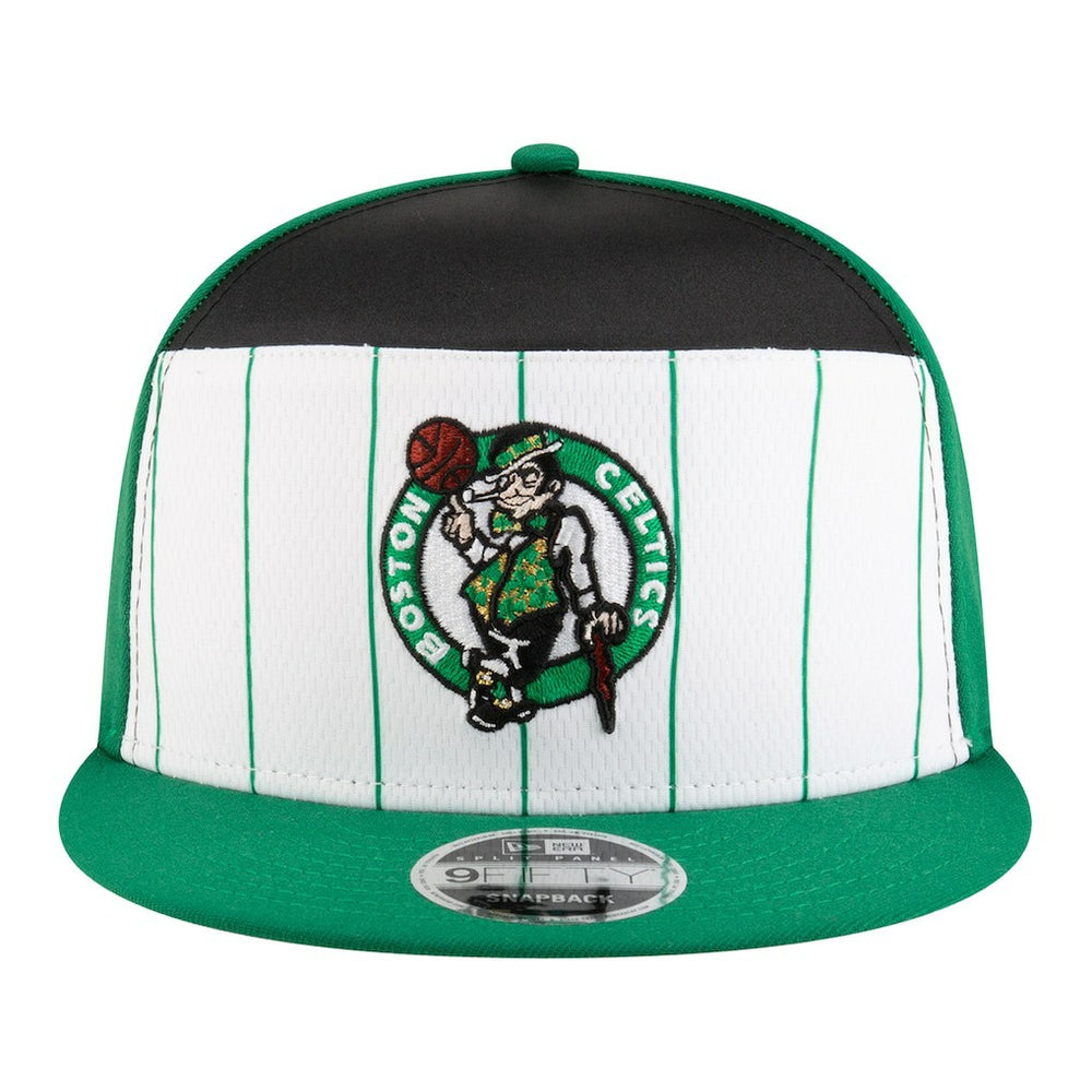 New Era Boston Celtics Youth 2025 NBA Tip Off Split Panel 9FIFTY Snapback Hat