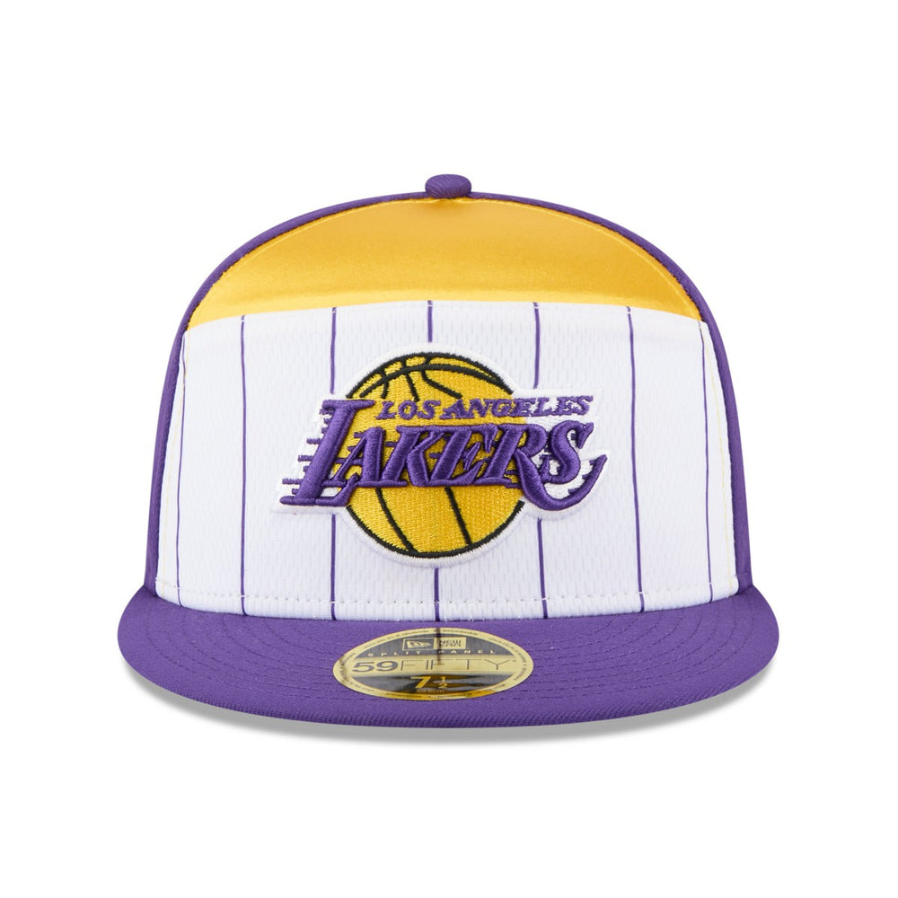 New Era Los Angeles Lakers 2025 NBA Tip Off Split Panel 59FIFTY Fitted Hat