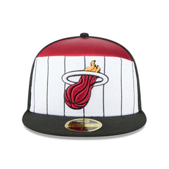 New Era Miami Heat 2025 NBA Tip Off Split Panel 59FIFTY Fitted Hat