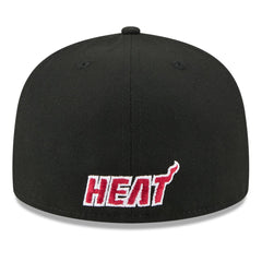 New Era Miami Heat 2025 NBA Tip Off Split Panel 59FIFTY Fitted Hat