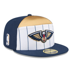 New Era New Orleans Pelicans 2025 NBA Tip Off Split Panel 59FIFTY Fitted Hat