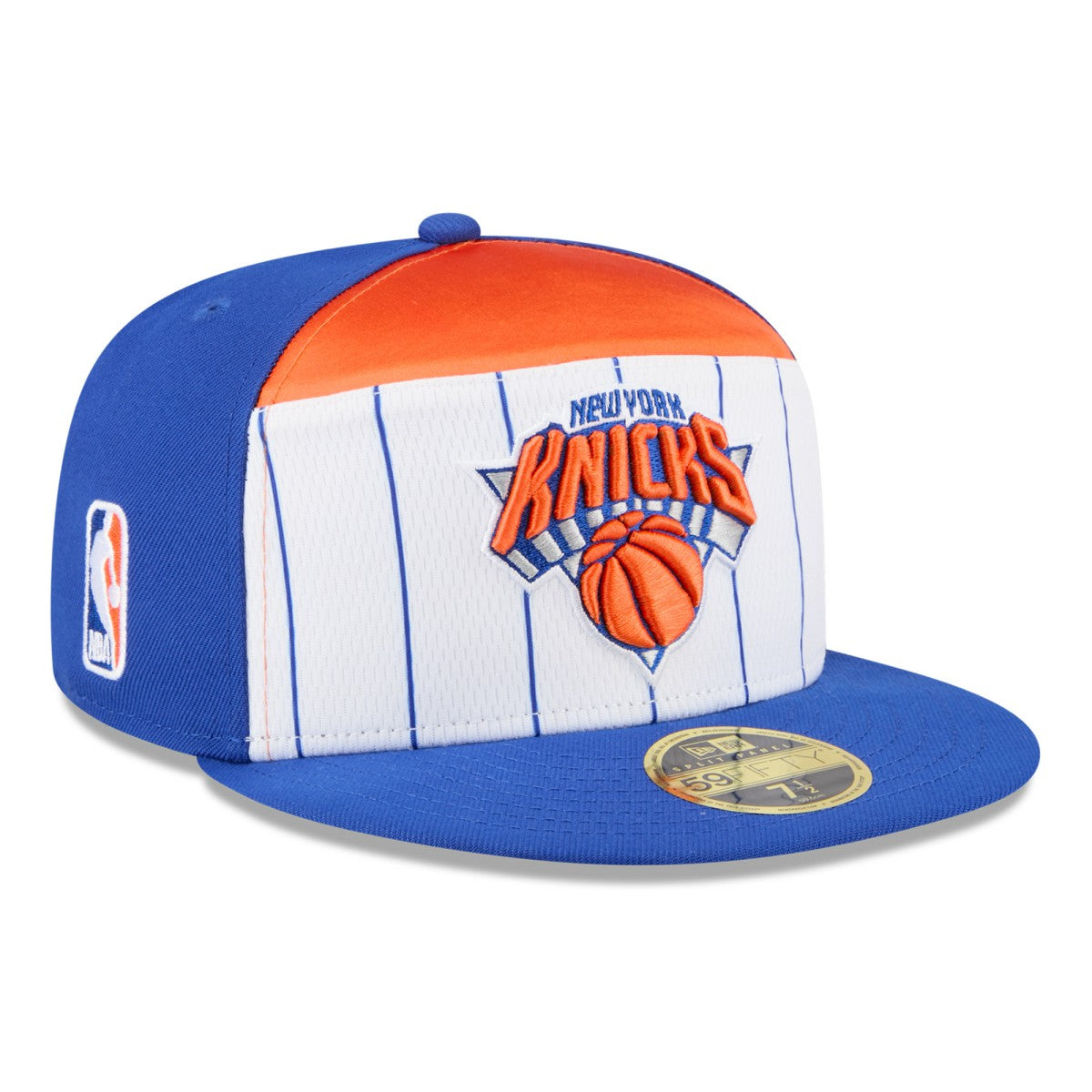 New Era New York Knicks 2025 NBA Tip Off Split Panel 59FIFTY Fitted Hat