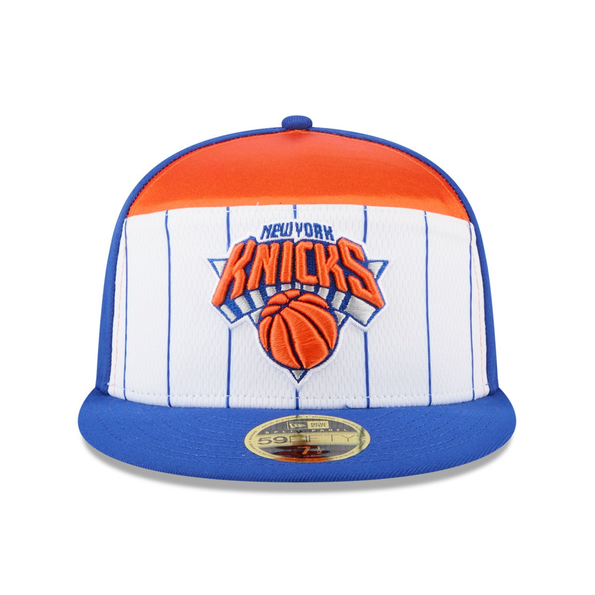 New Era New York Knicks 2025 NBA Tip Off Split Panel 59FIFTY Fitted Hat
