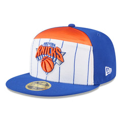 New Era New York Knicks 2025 NBA Tip Off Split Panel 59FIFTY Fitted Hat