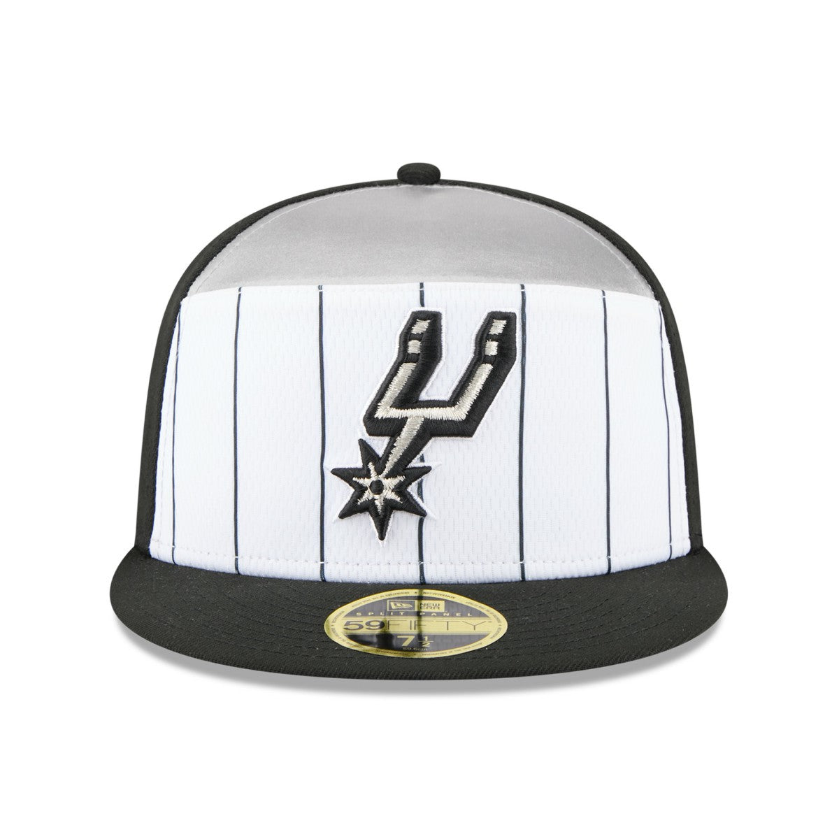 New Era San Antonio Spurs 2025 NBA Tip Off Split Panel 59FIFTY Fitted Hat