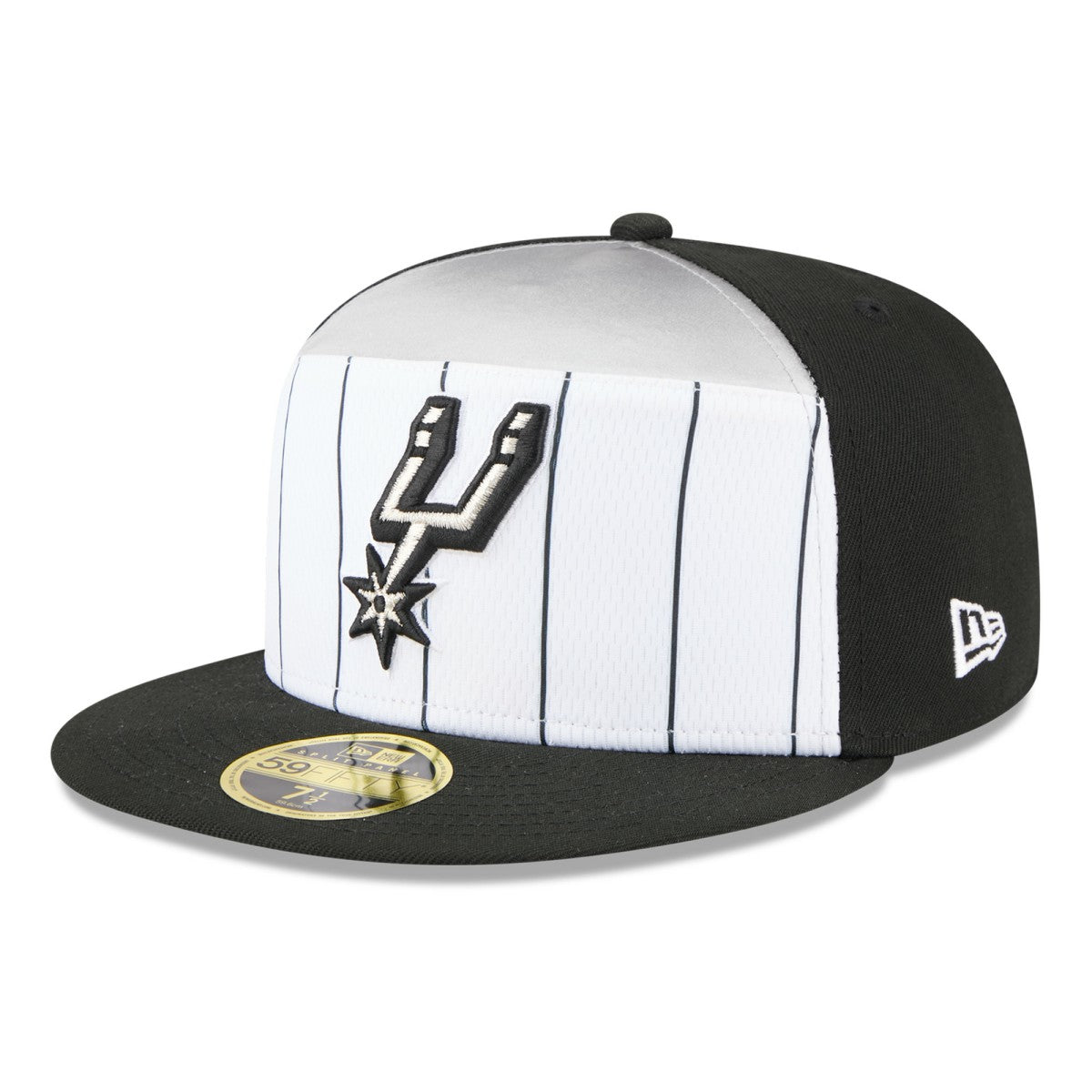 New Era San Antonio Spurs 2025 NBA Tip Off Split Panel 59FIFTY Fitted Hat