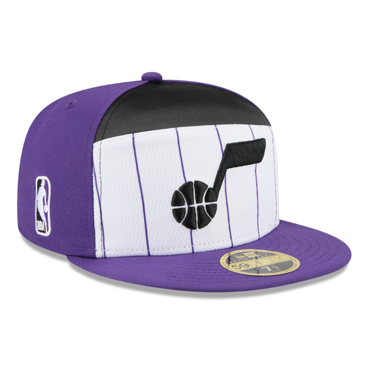 New Era Utah Jazz 2025 NBA Tip Off Split Panel 59FIFTY Fitted Hat