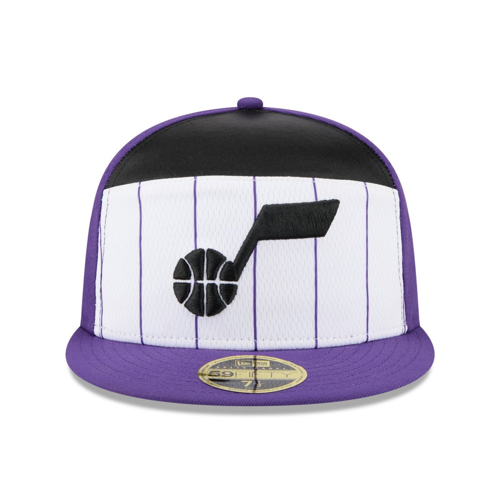 New Era Utah Jazz 2025 NBA Tip Off Split Panel 59FIFTY Fitted Hat