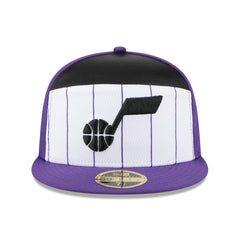 New Era Utah Jazz 2025 NBA Tip Off Split Panel 59FIFTY Fitted Hat