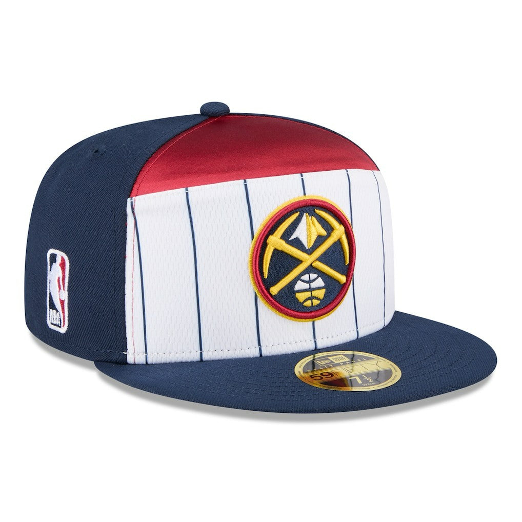 New Era Denver Nuggets 2025 NBA Tip Off Split Panel 59FIFTY Fitted Hat sale