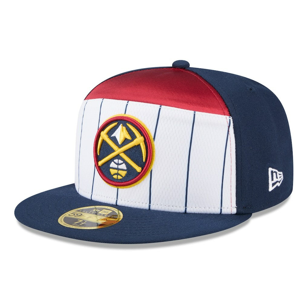 New Era Denver Nuggets 2025 NBA Tip Off Split Panel 59FIFTY Fitted Hat sale