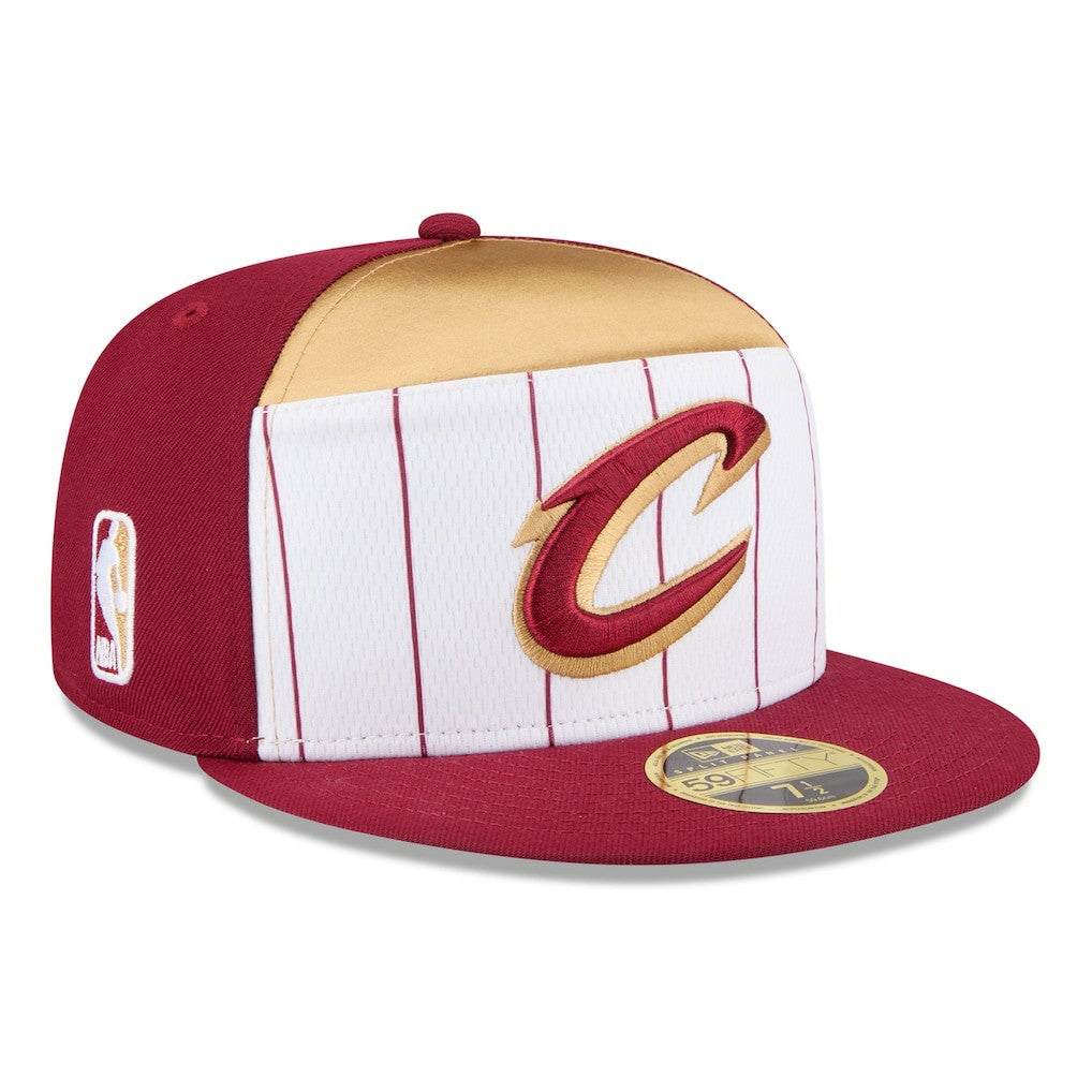 New Era Cleveland Cavaliers 2025 NBA Tip Off Split Panel 59FIFTY Fitted Hat sale