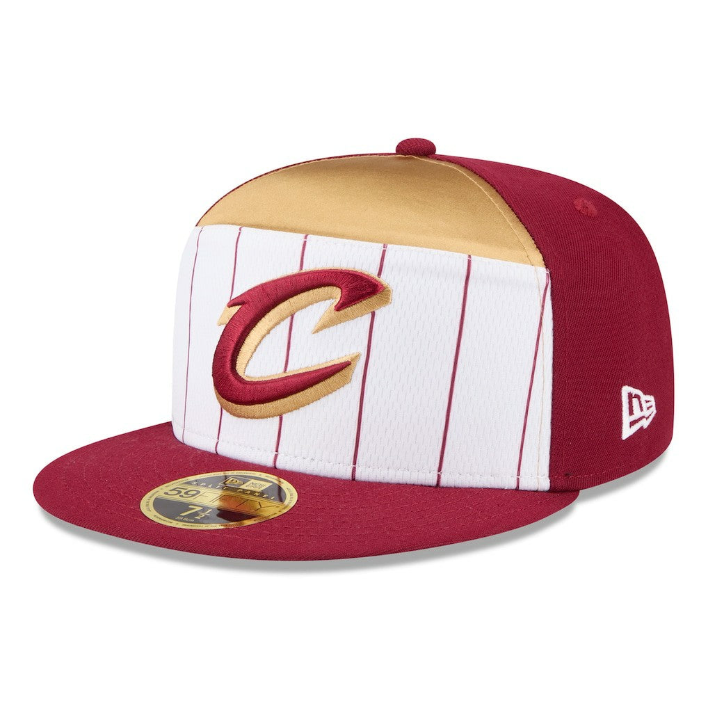 New Era Cleveland Cavaliers 2025 NBA Tip Off Split Panel 59FIFTY Fitted Hat sale