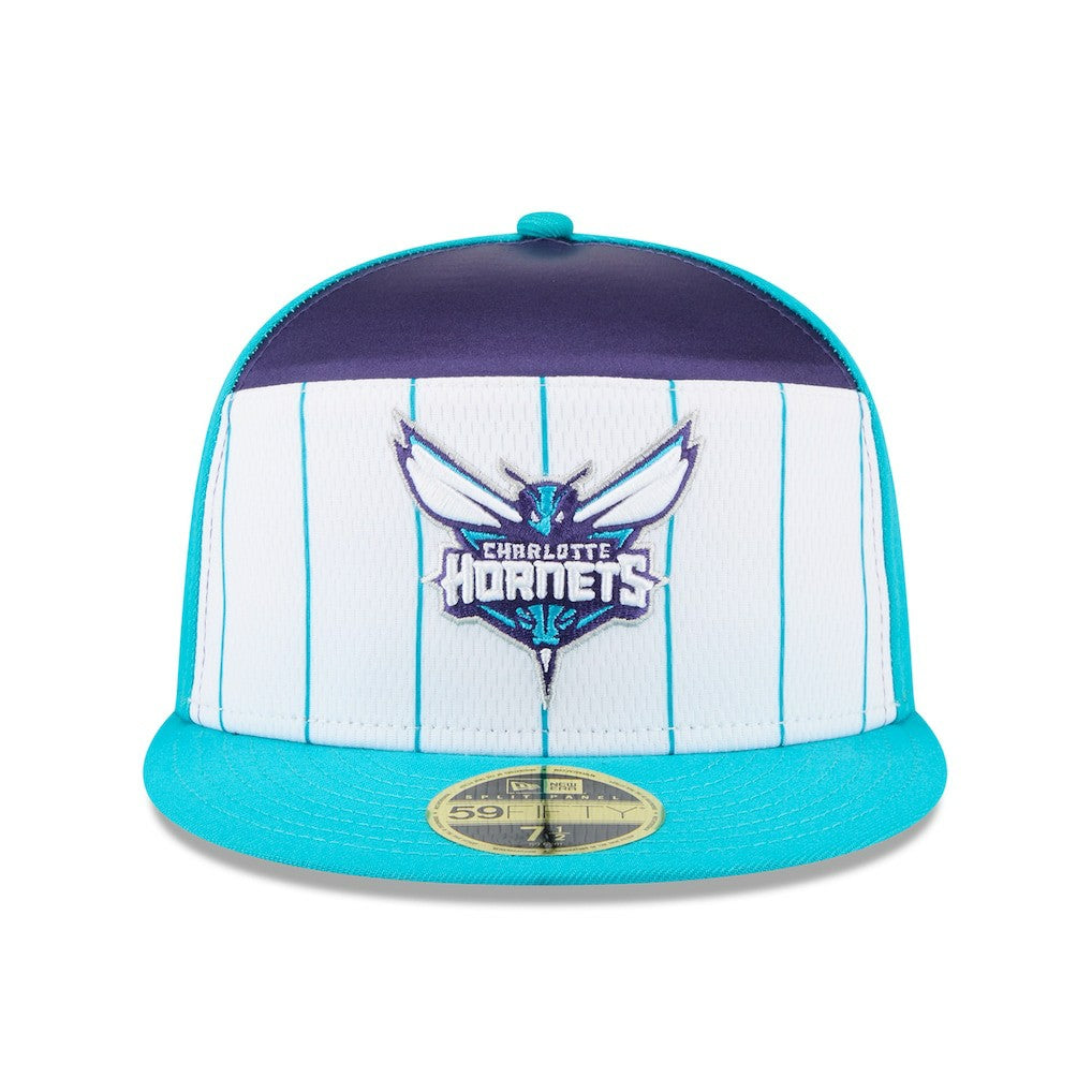 New Era Charlotte Hornets 2025 NBA Tip Off Split Panel 59FIFTY Fitted Hat
