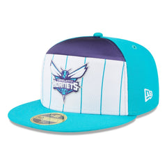 New Era Charlotte Hornets 2025 NBA Tip Off Split Panel 59FIFTY Fitted Hat