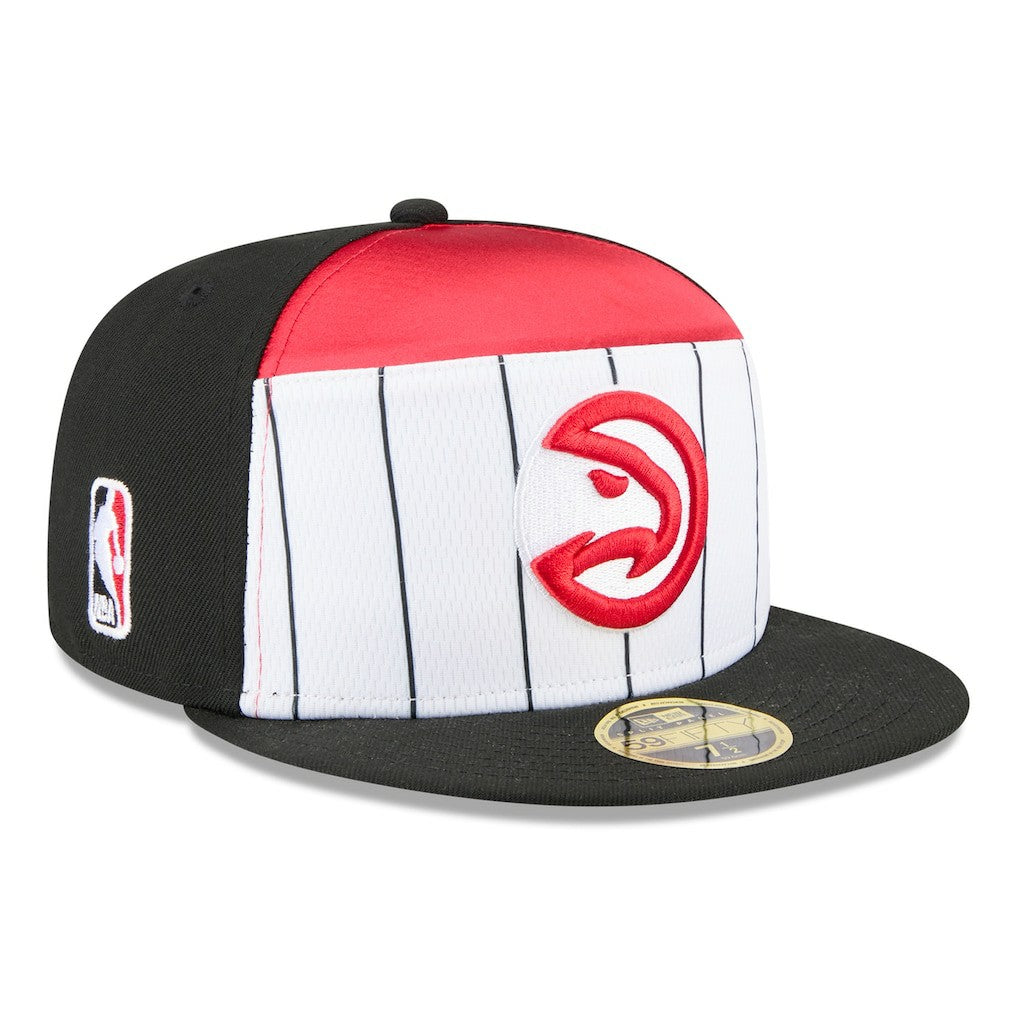 New Era Atlanta Hawks 2025 NBA Tip Off Split Panel 59FIFTY Fitted Hat