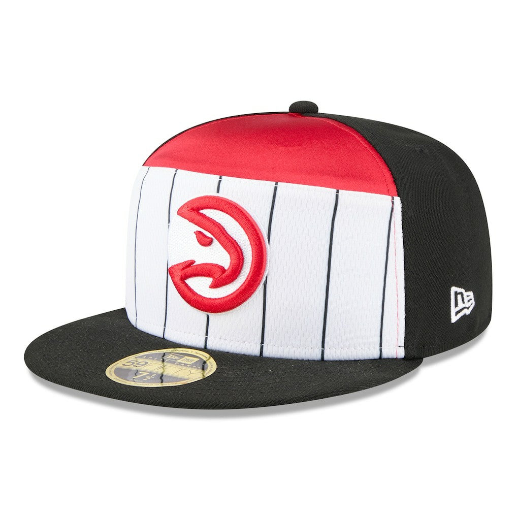 New Era Atlanta Hawks 2025 NBA Tip Off Split Panel 59FIFTY Fitted Hat