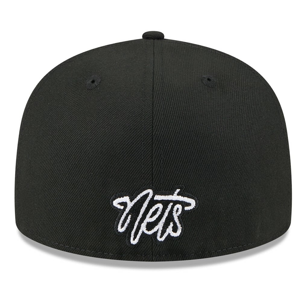 New Era Brooklyn Nets 2025 NBA Tip Off Split Panel 59FIFTY Fitted Hat