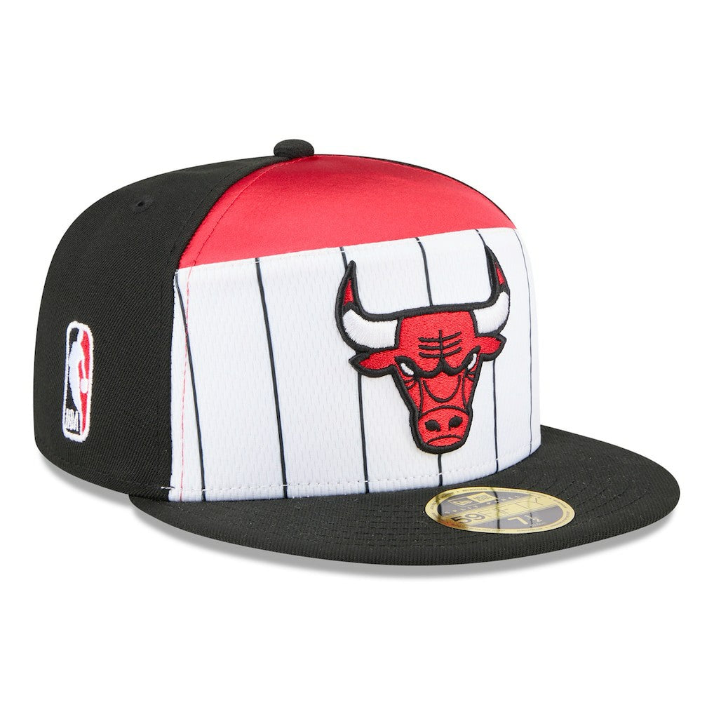 New Era Chicago Bulls 2025 NBA Tip Off Split Panel 59FIFTY Fitted Hat