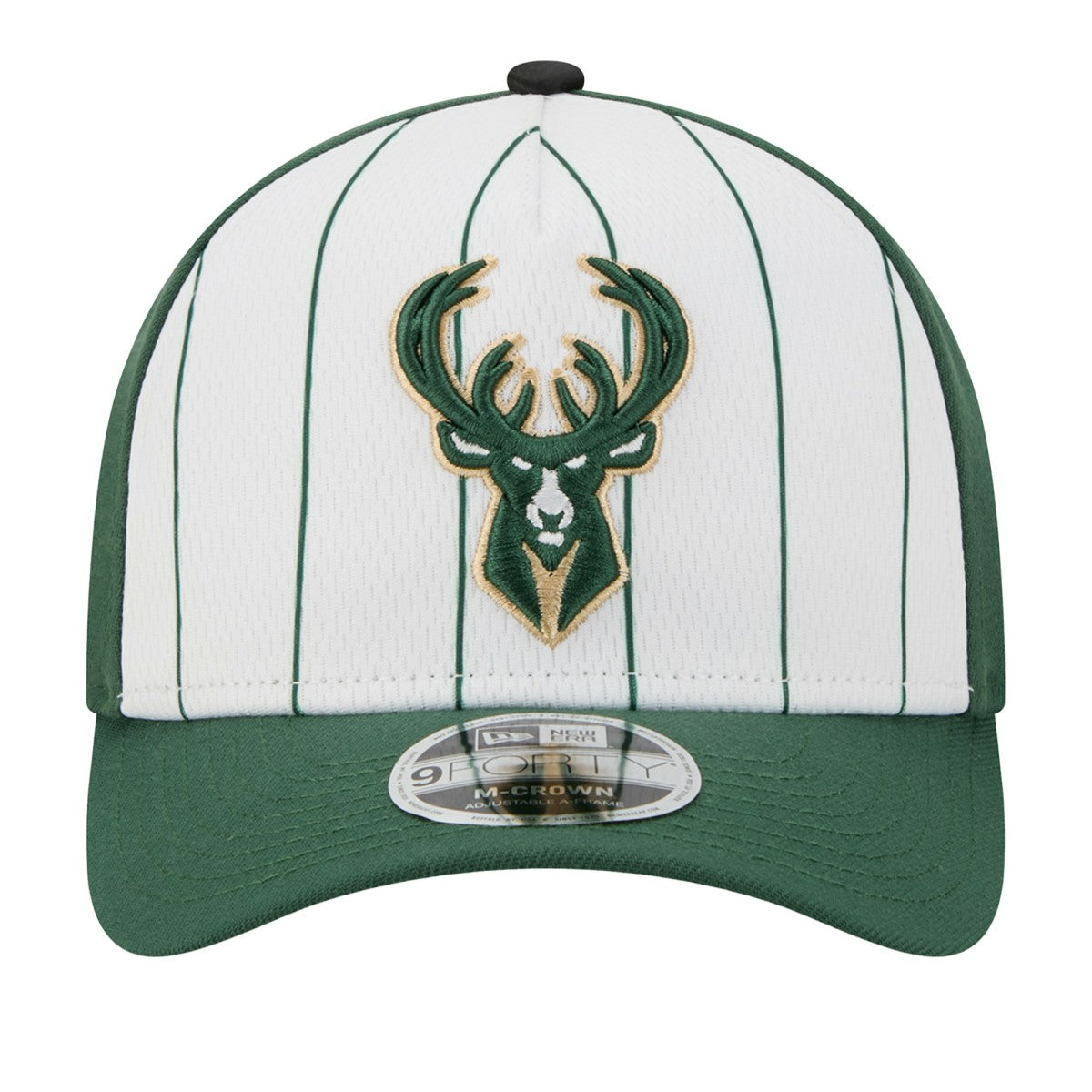 New Era Milwaukee Bucks 2025 NBA Tip Off M-Crown A-Frame 9FORTY Adjustable Hat