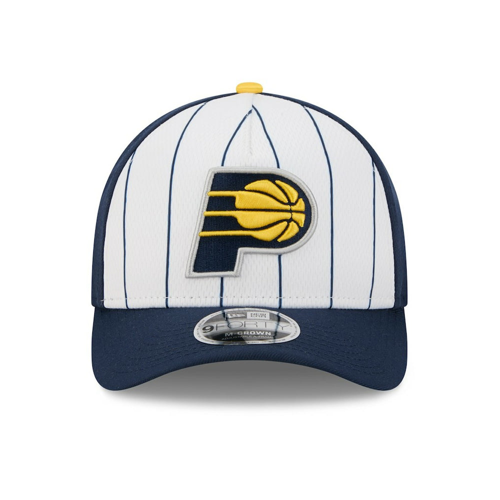 New Era Indiana Pacers 2025 NBA Tip Off M-Crown A-Frame 9FORTY Adjustable Hat