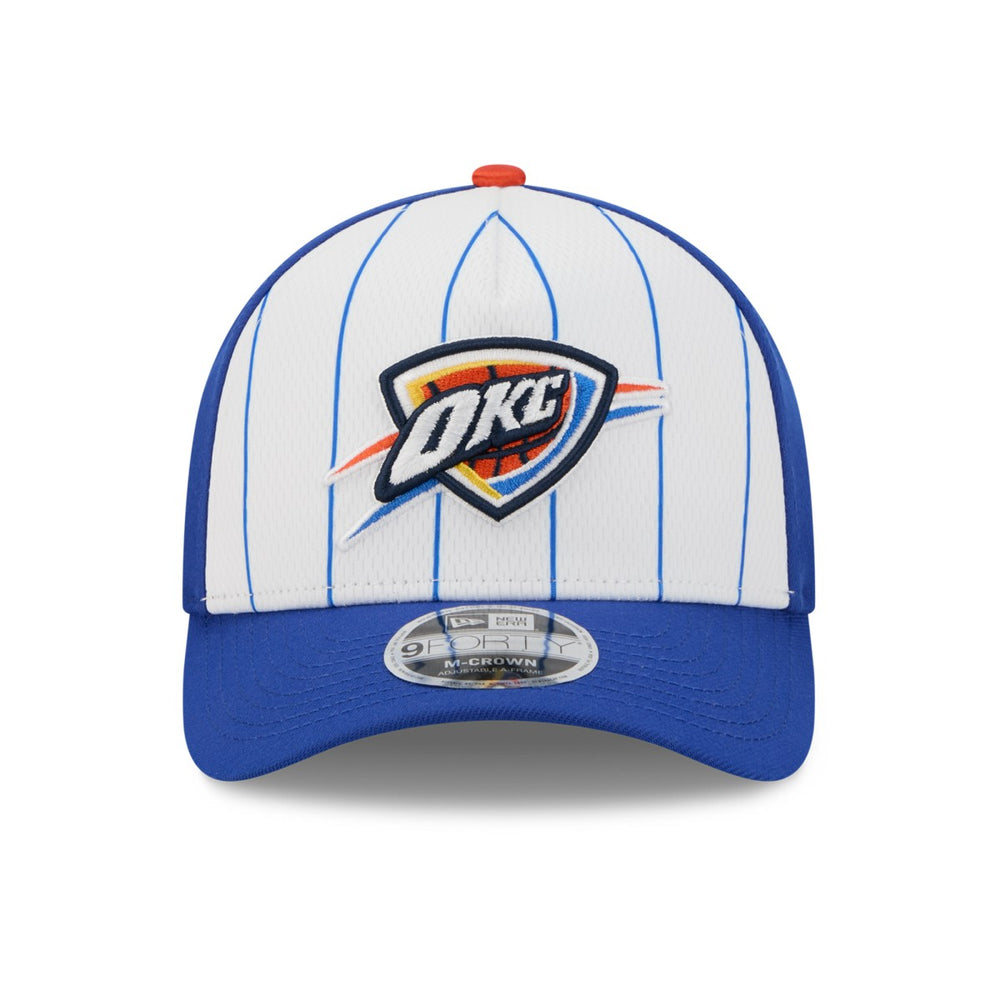 New Era Oklahoma City Thunder 2025 NBA Tip Off M-Crown A-Frame 9FORTY Adjustable Hat