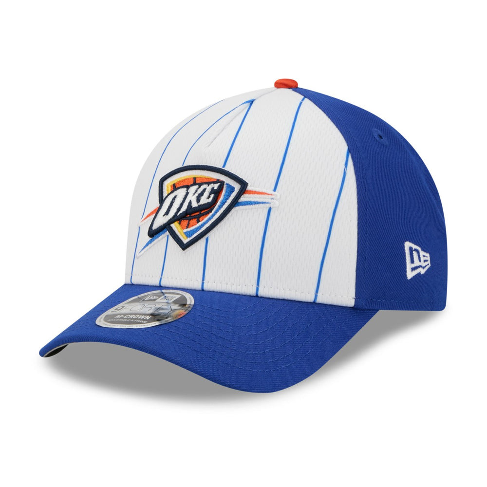 New Era Oklahoma City Thunder 2025 NBA Tip Off M-Crown A-Frame 9FORTY Adjustable Hat