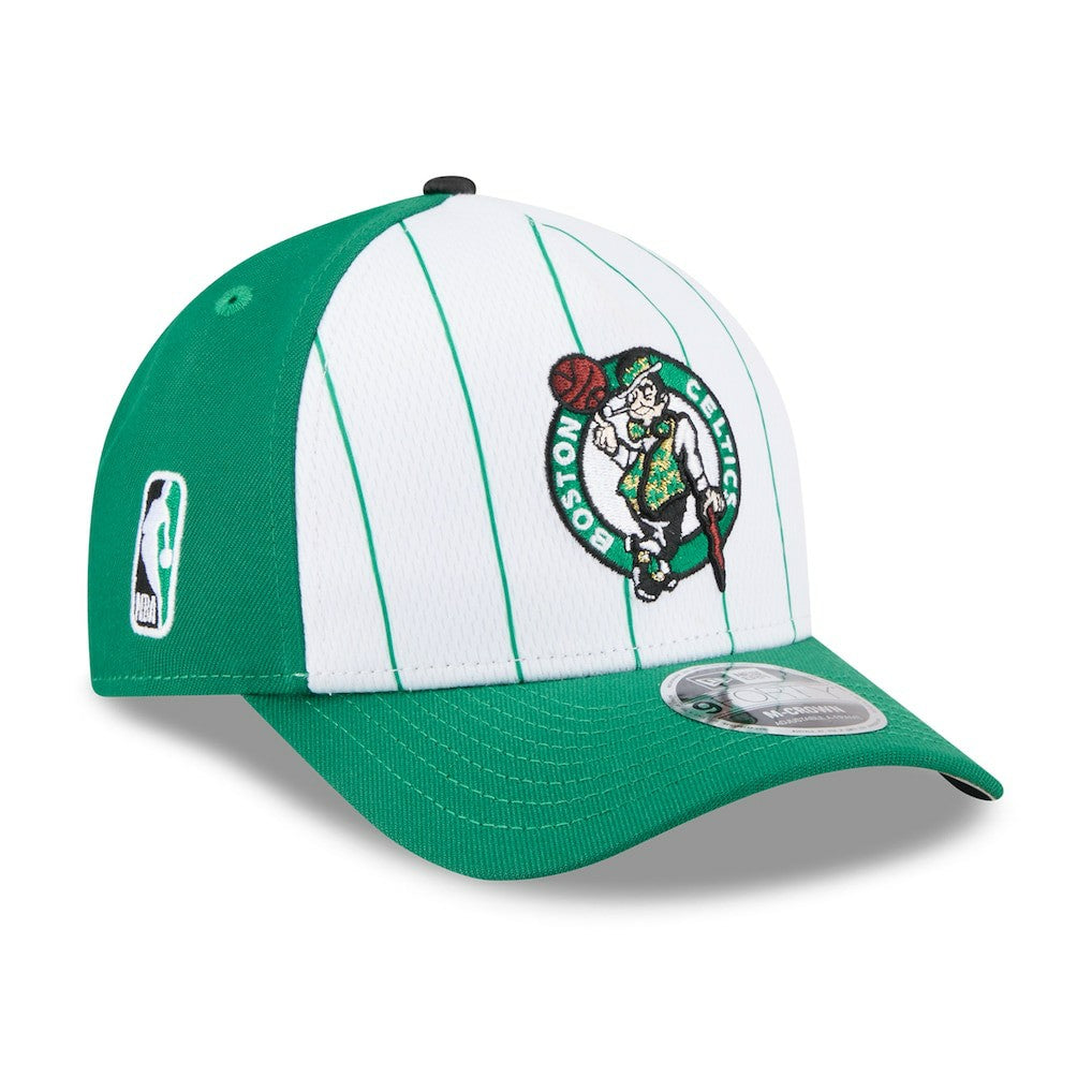 New Era Boston Celtics 2025 NBA Tip Off M-Crown A-Frame 9FORTY Adjustable Hat