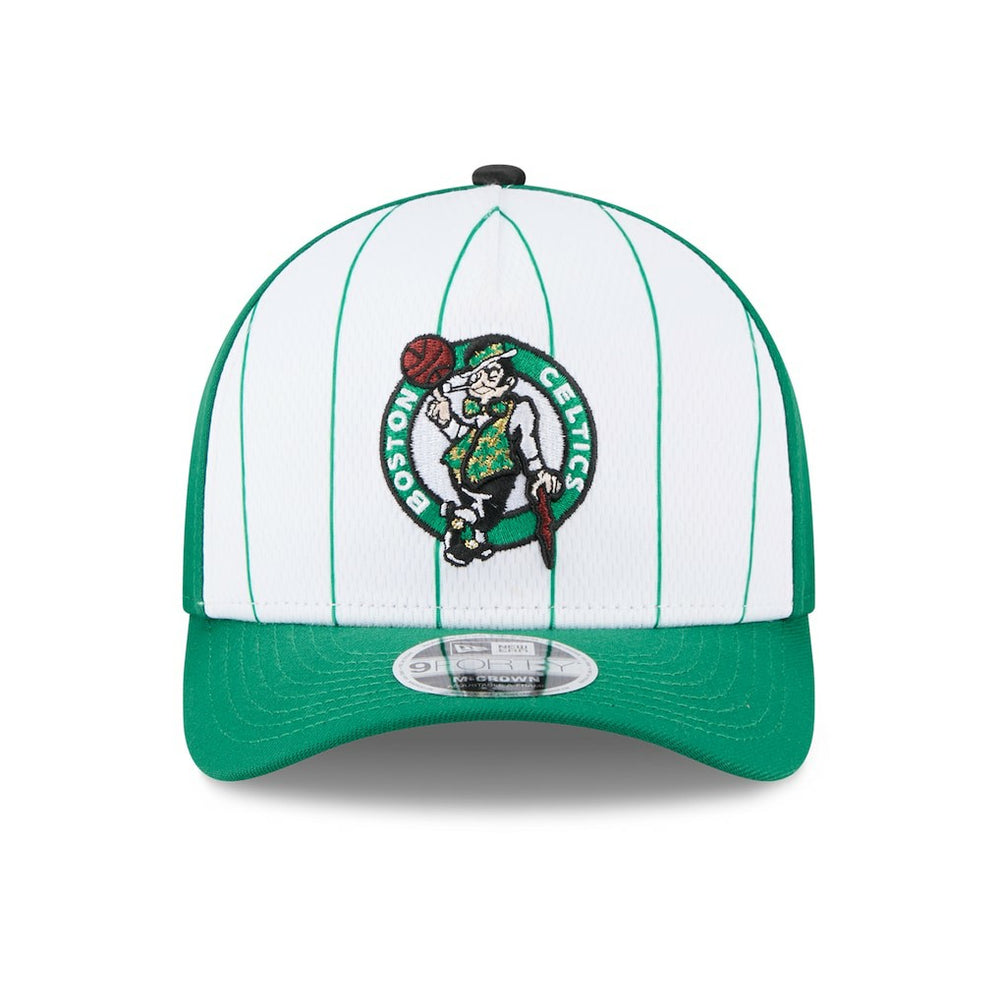 New Era Boston Celtics 2025 NBA Tip Off M-Crown A-Frame 9FORTY Adjustable Hat