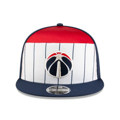 New Era Washington Wizards 2025 NBA Tip Off Split Panel 9FIFTY Snapback Hat