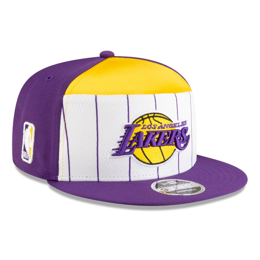 New Era Los Angeles Lakers 2025 NBA Tip Off Split Panel 9FIFTY Snapback Hat