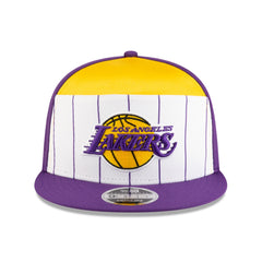 New Era Los Angeles Lakers 2025 NBA Tip Off Split Panel 9FIFTY Snapback Hat