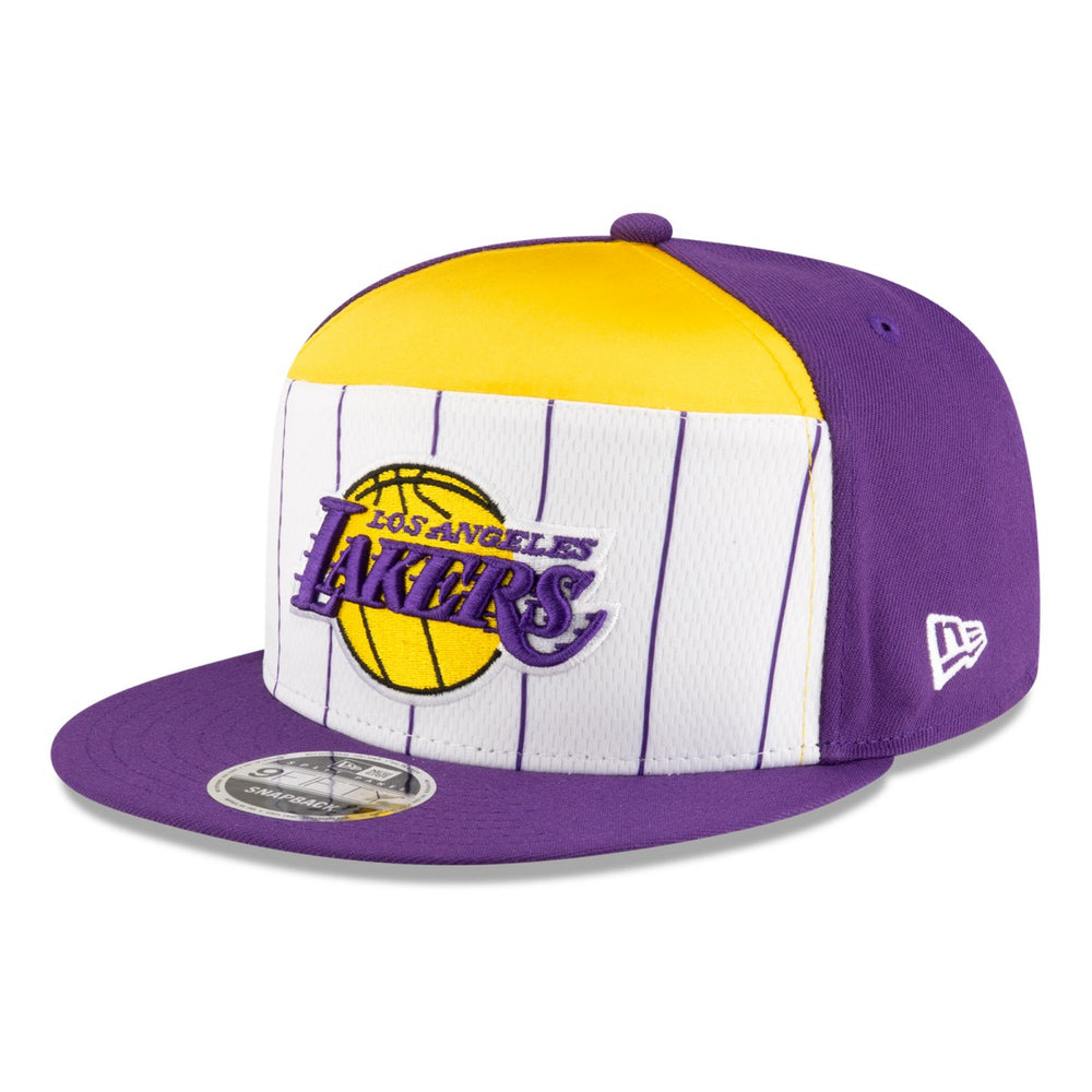 New Era Los Angeles Lakers 2025 NBA Tip Off Split Panel 9FIFTY Snapback Hat