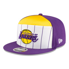 New Era Los Angeles Lakers 2025 NBA Tip Off Split Panel 9FIFTY Snapback Hat