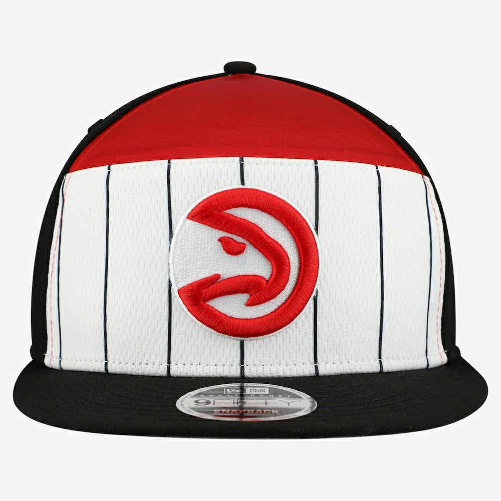 New Era Atlanta Hawks 2025 NBA Tip Off Split Panel 9FIFTY Snapback Hat