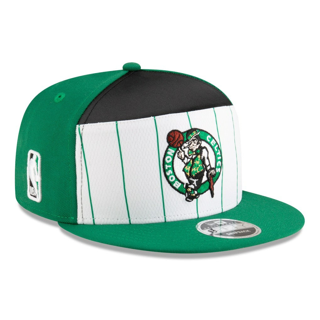 New Era Boston Celtics 2025 NBA Tip Off Split Panel 9FIFTY Snapback Hat