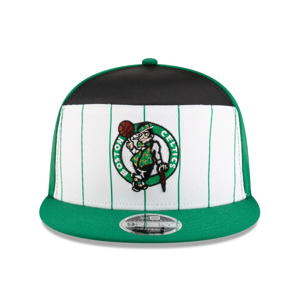 New Era Boston Celtics 2025 NBA Tip Off Split Panel 9FIFTY Snapback Hat