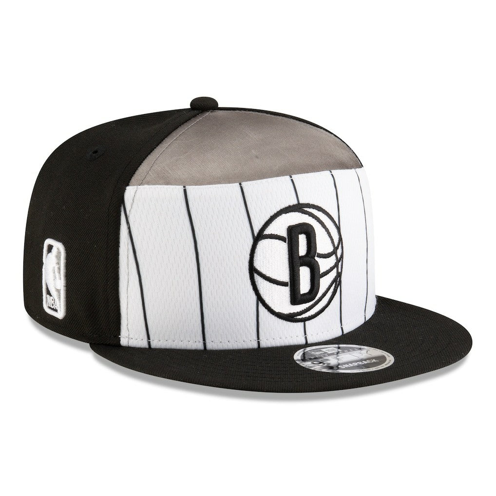 New Era Brooklyn Nets 2025 NBA Tip Off Split Panel 9FIFTY Snapback Hat