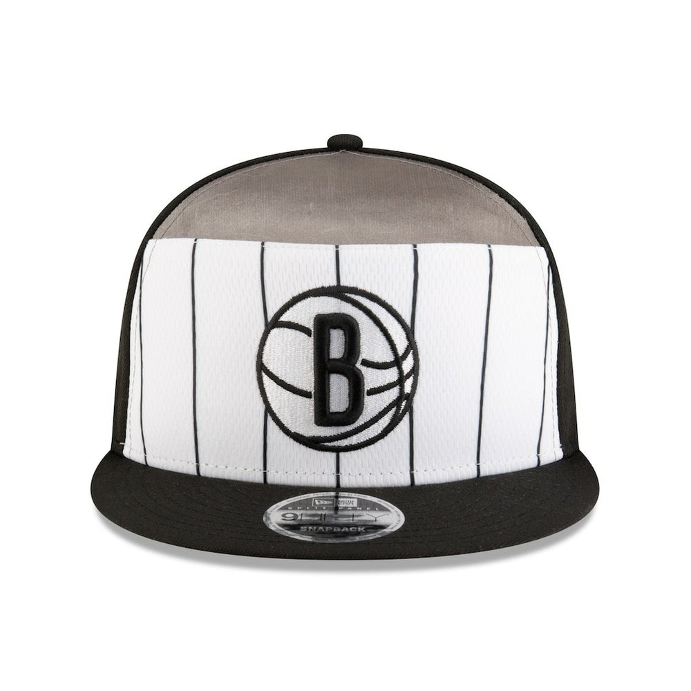 New Era Brooklyn Nets 2025 NBA Tip Off Split Panel 9FIFTY Snapback Hat