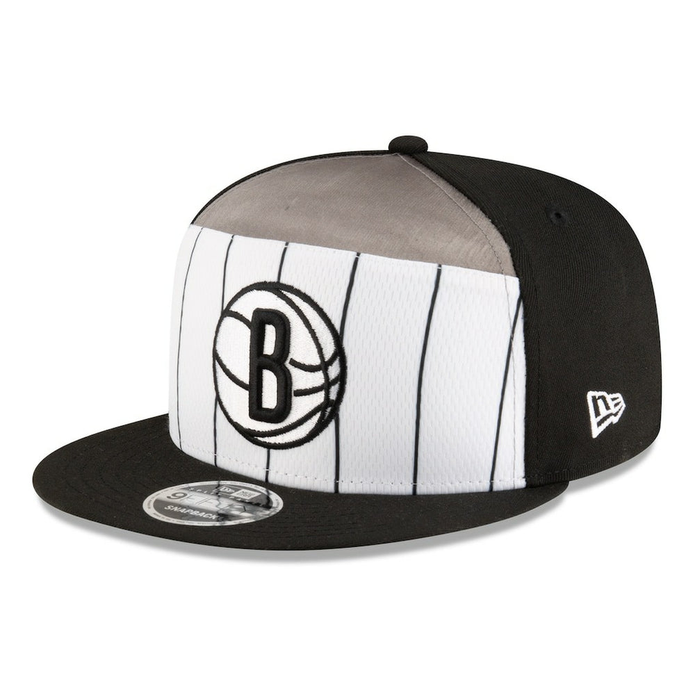 New Era Brooklyn Nets 2025 NBA Tip Off Split Panel 9FIFTY Snapback Hat