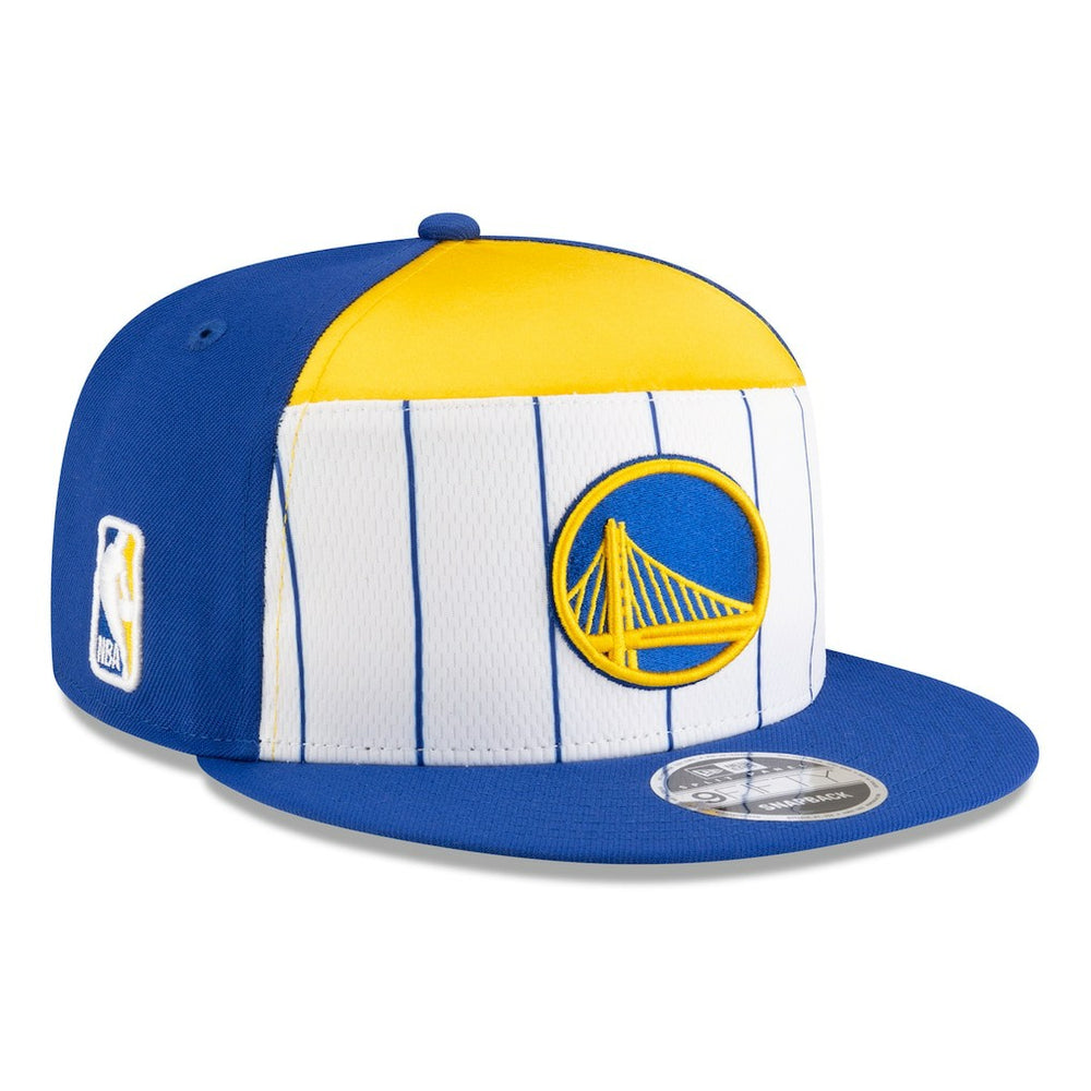 New Era Golden State Warriors 2025 NBA Tip Off Split Panel 9FIFTY Snapback Hat sale
