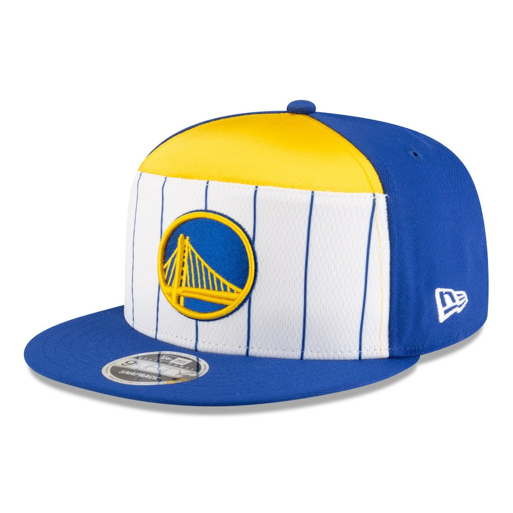 New Era Golden State Warriors 2025 NBA Tip Off Split Panel 9FIFTY Snapback Hat sale