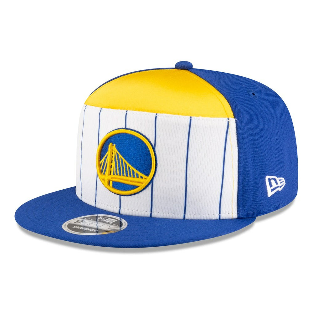 New Era Golden State Warriors 2025 NBA Tip Off Split Panel 9FIFTY Snapback Hat sale