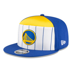 New Era Golden State Warriors 2025 NBA Tip Off Split Panel 9FIFTY Snapback Hat sale