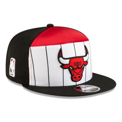 New Era Chicago Bulls 2025 NBA Tip Off Split Panel 9FIFTY Snapback Hat