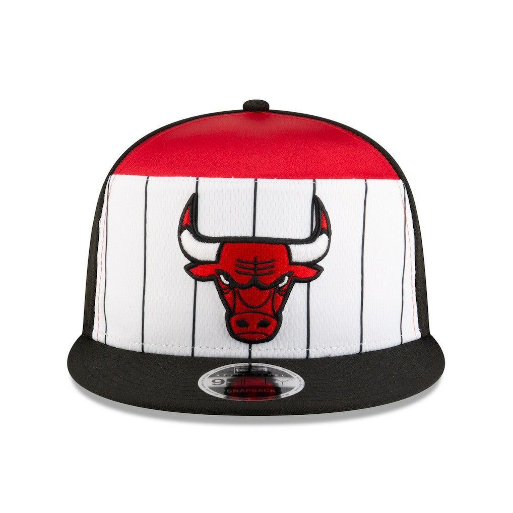 New Era Chicago Bulls 2025 NBA Tip Off Split Panel 9FIFTY Snapback Hat
