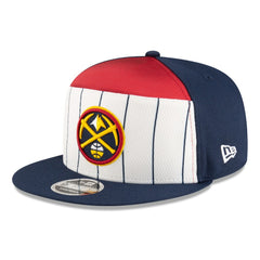 New Era Denver Nuggets 2025 NBA Tip Off Split Panel 9FIFTY Snapback Hat sale