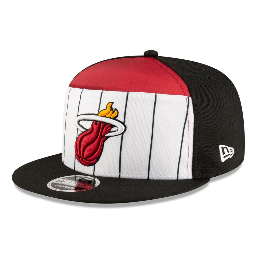 New Era Miami Heat 2025 NBA Tip Off Split Panel 9FIFTY Snapback Hat
